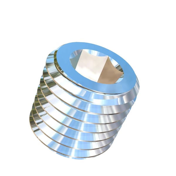 Allied Titanium M4-0.5 Pitch X 4mm Set Screw, Socket Drive with Flat Point, Grade 2 (CP) 0077689 - main